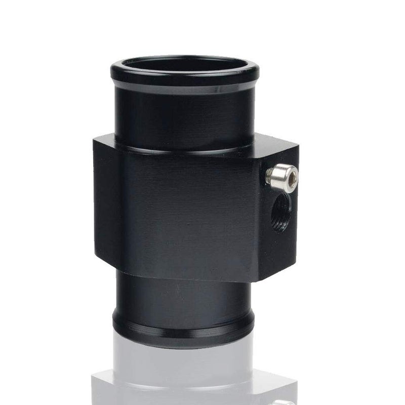 LZKZPY Universal Water Temp Joint Pipe Water Temp Temperature Joint Pipe Sensor Gauge Radiator Hose Adapter, (Black, 38mm) - Image 2